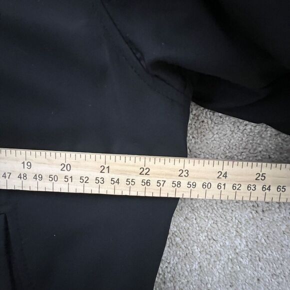 Guess Mens Black Fleece Lines Windbreaker‎ Jacket Medium - Picture 8 of 8